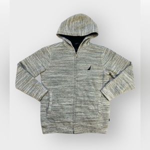 Nautica, Fleece Lined Logo Hoodie, Size M (10/12)